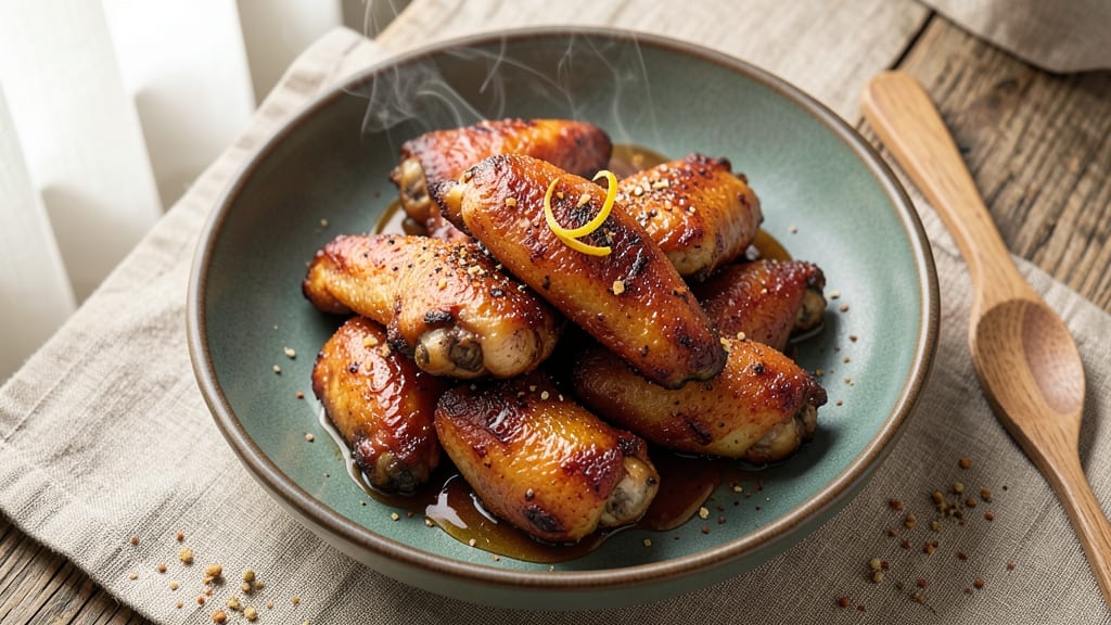 Baked Chicken Wings Recipe at 425 Degrees: Honey-Soy Glaze Locks in Juice Without Drying