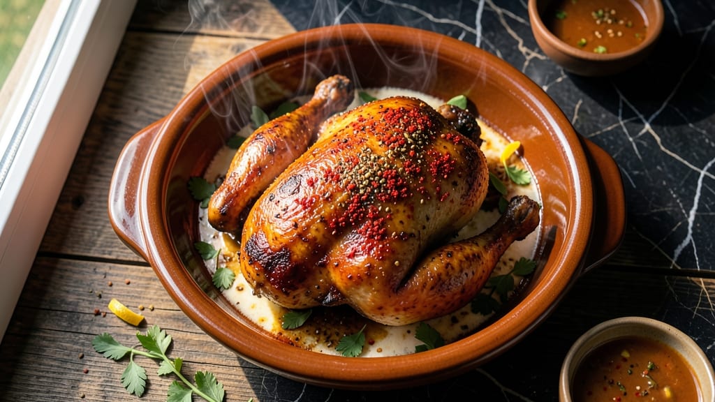 Arabic Roasted Chicken Recipe: Za'atar-Spiced Crust Meets Foil-Sealed Juice