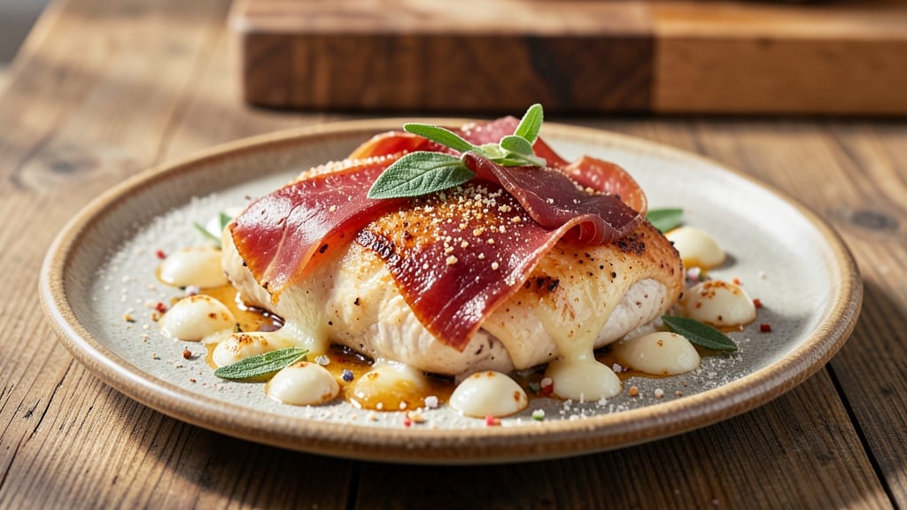Baked Chicken Saltimbocca Recipe: Proscuitto-Kissed Herb Crust Magic