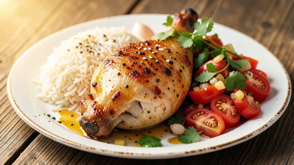 Baked Chicken, Salsa, and Rice Recipe: One-Pan Fiesta in 40 Minutes