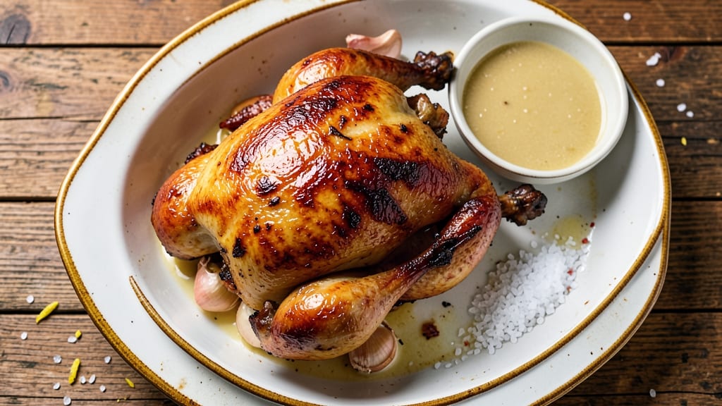 5-Star Roasted Chicken Recipe: Buttermilk Brine Secret for Juicy, Golden Crisp