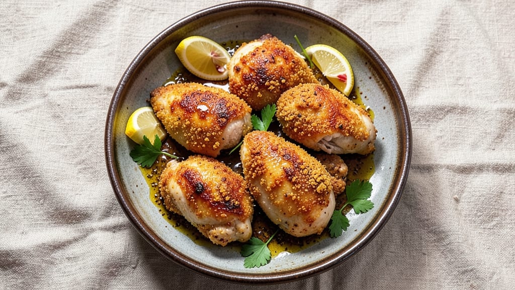 Air Fried Chicken Recipe Without Flour: Crispy Za'atar Crunch With Foil-Sealed Juice Lock