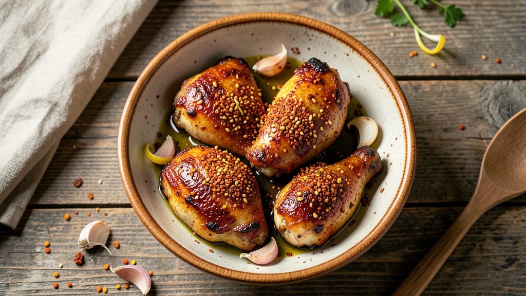 Air Fry Chicken Leg Quarters Recipe: Crispy Za'atar Crust with Juicy Centers