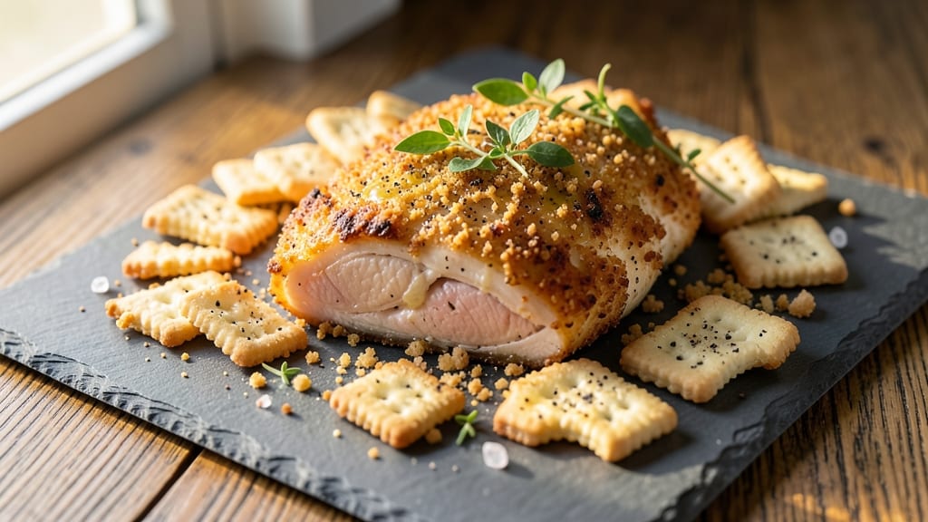 Baked Chicken Breast With Ritz Crackers Recipe: Crunchy Topping Foil-Sealed Juiciness