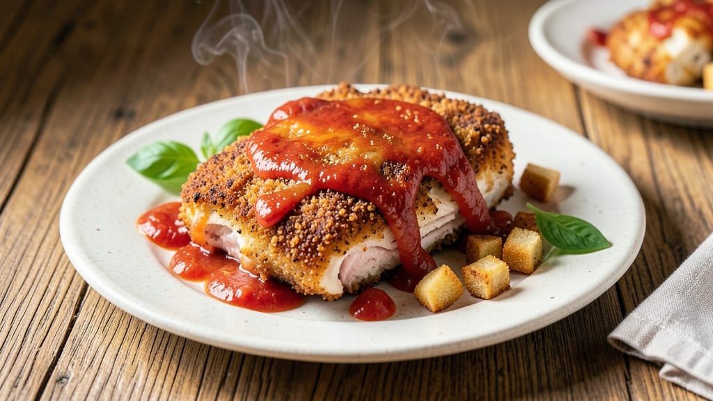 Air Fry Chicken Parm Recipe: Crispy Breadcrumbs and Juicy Centers in 20 Minutes