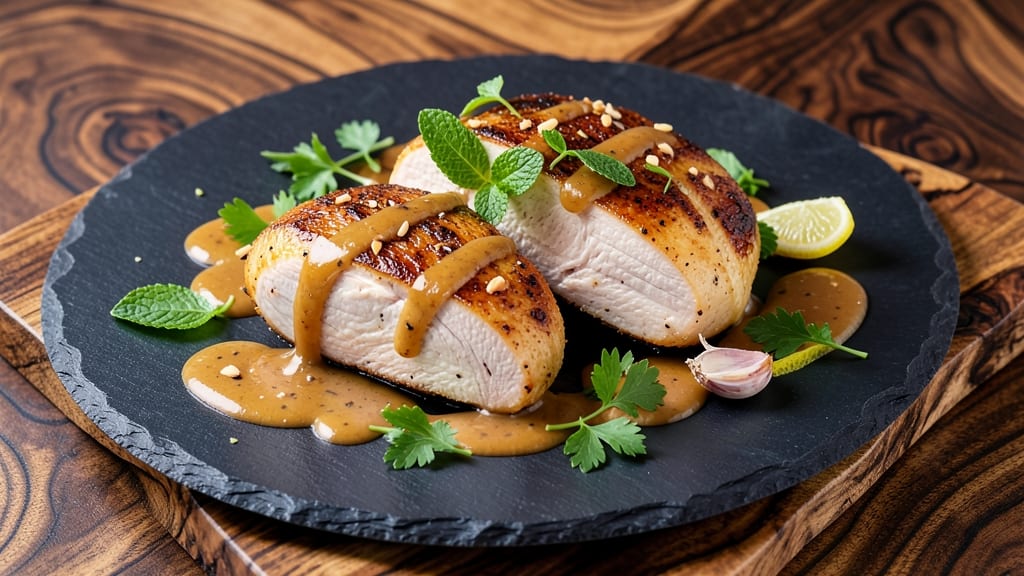 Almond Boneless Chicken Sauce Recipe: Nutty Creaminess With Herbal Depth