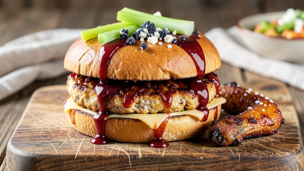Baked Buffalo Chicken Sandwich Recipe: Crispy Parmesan Crust Meets Tangy Wings