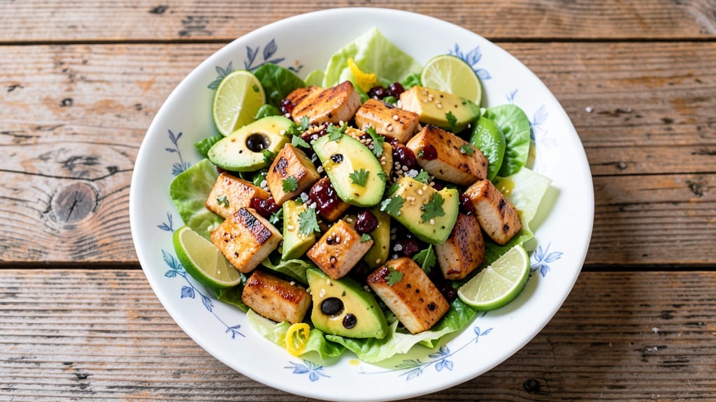 Authentic Mexican Chicken Salad Recipe: Crunchy Tortilla Topping and Zesty Lime Dressing