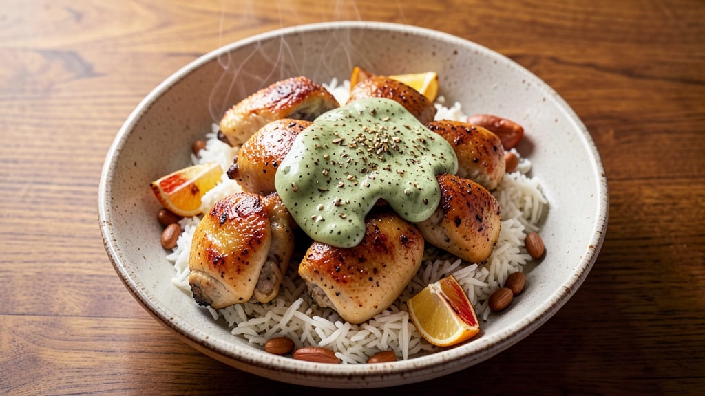 Arab Chicken And Rice Recipe: Spiced Za'atar Crust Meets Foil-Sealed Juiciness