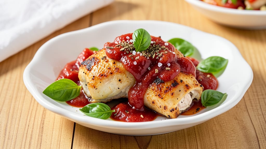 Baked Margherita Chicken Recipe: Tomato Basil Crust Meets Juicy Centers