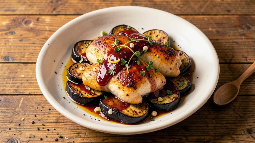 Baked Chicken And Eggplant Recipe: Mediterranean Crisp With Foil-Sealed Juiciness