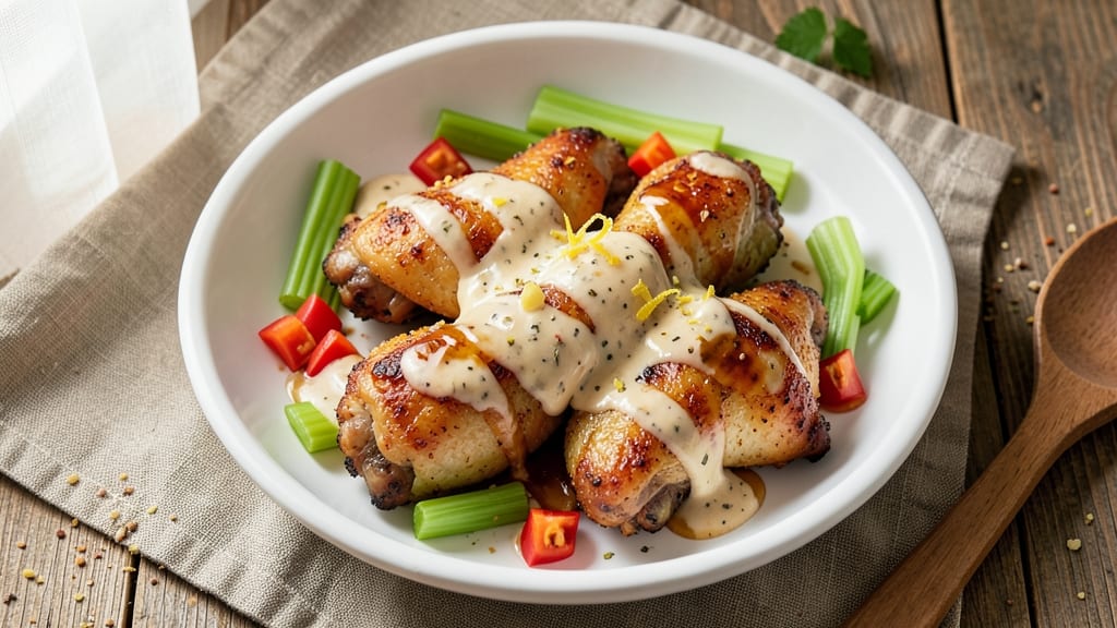 Baked Chicken Wings Recipe With Cream Of Chicken: Crispy Crust and Creamy Sauce Fusion