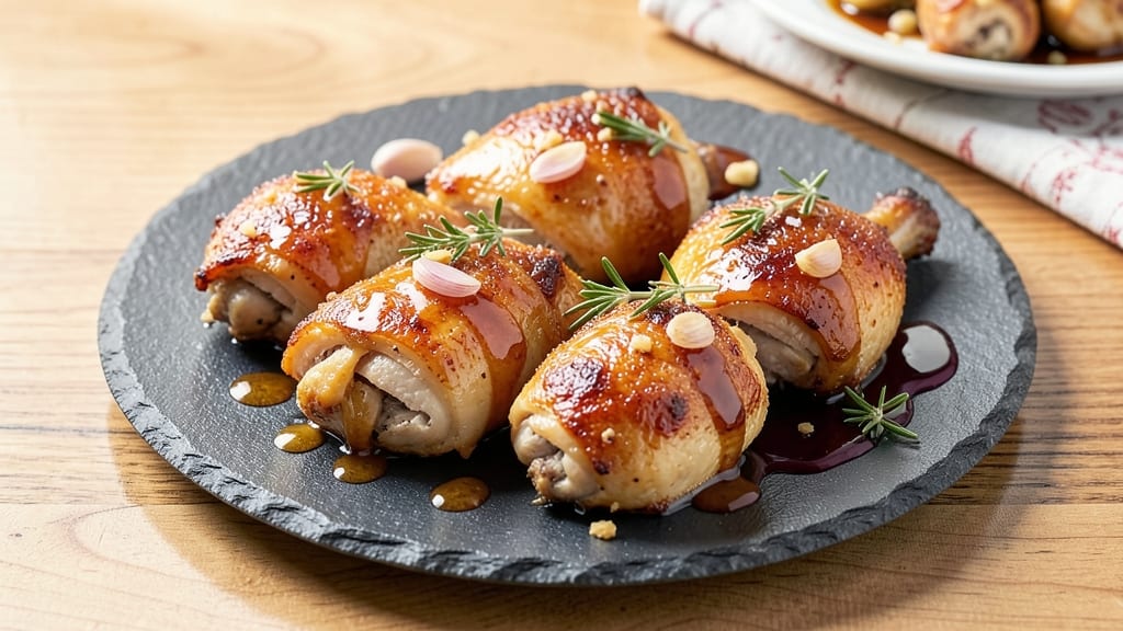 Baked Chicken Thighs With Sauce Recipe: Honey-Garlic Glaze That Caramelizes to Sticky Richness