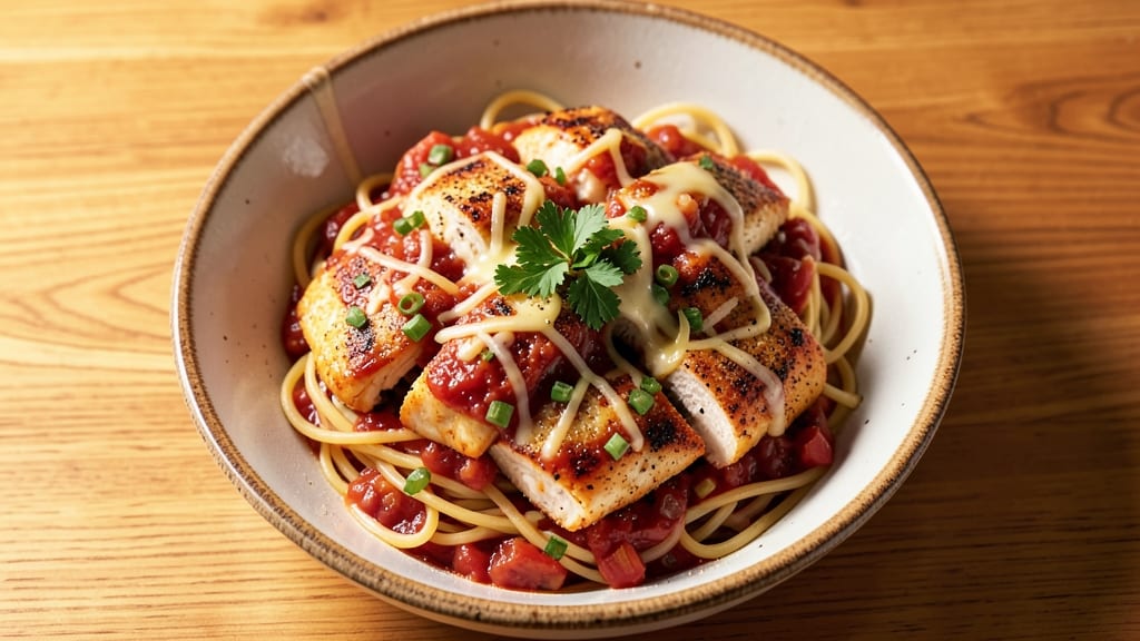 Baked Chicken Spaghetti With Rotel Recipe: One-Pan Cheesy Crunch and Juicy Fusion