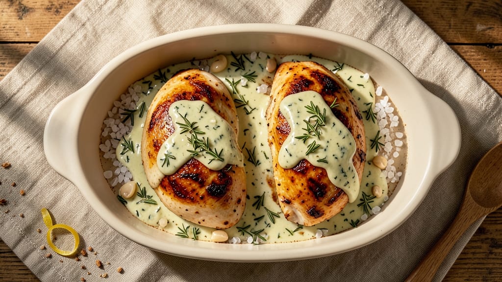 Baked Smothered Chicken Breast Recipe: Juicy Foil-Sealed Crisp With Herb Butter Seal
