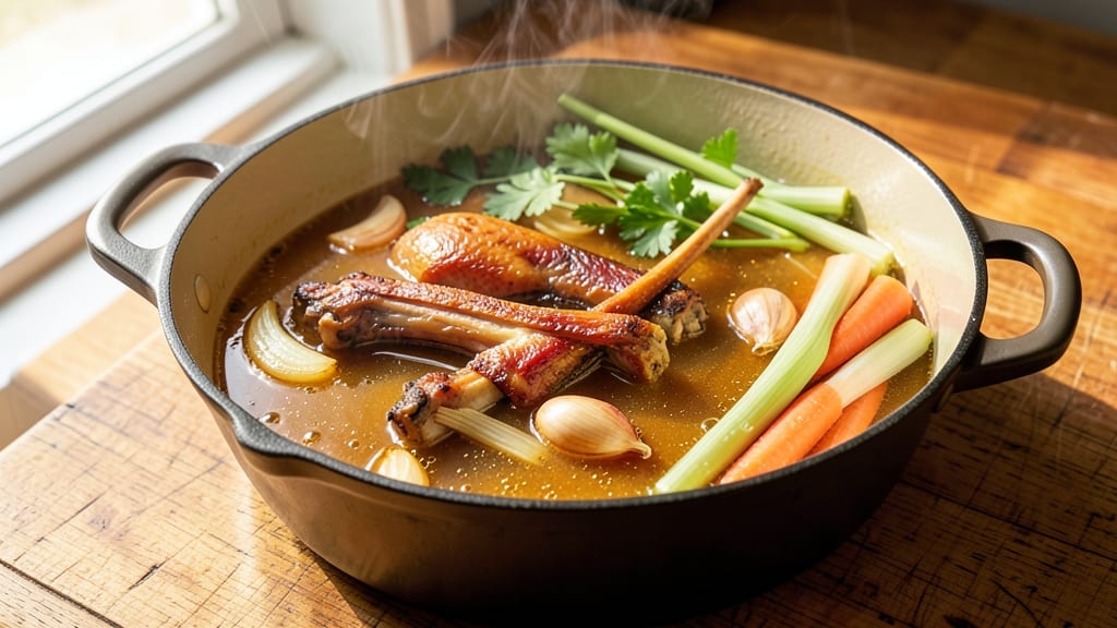 Alton Brown's Chicken Stock Recipe: Slow-Simmered Depth in 4 Hours