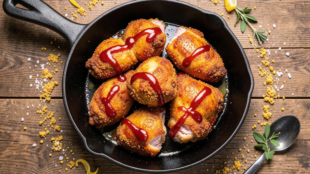 American Style Fried Chicken Recipe: Crispy Buttermilk Crust With Juicy Centers