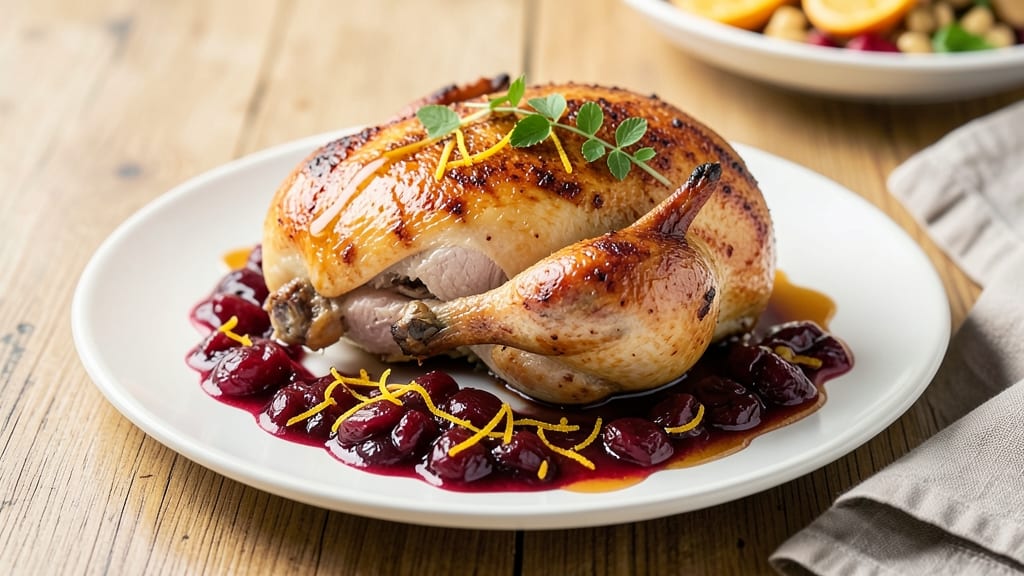 Baked Chicken With Cranberry Sauce Recipe: Holiday-Ready Juiciness and Tart-Sweet Balance