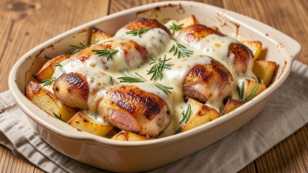 Betty Crocker Chicken and Au Gratin Potatoes Recipe: One-Pan Creamy Crispy Masterpiece