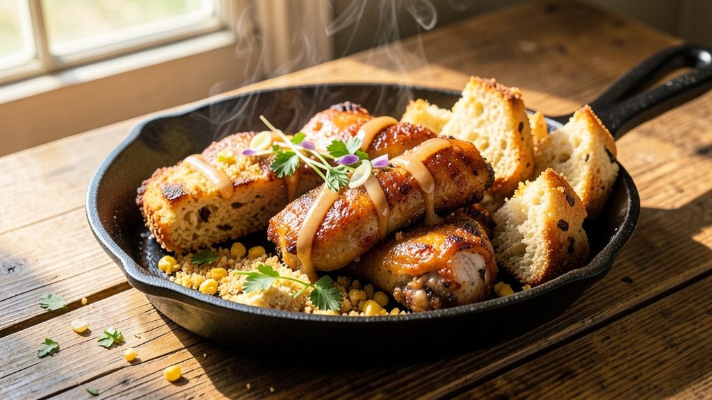 Boston Chicken Cornbread Recipe: Crunchy Celery Crown With Buttery Vanilla Swirls