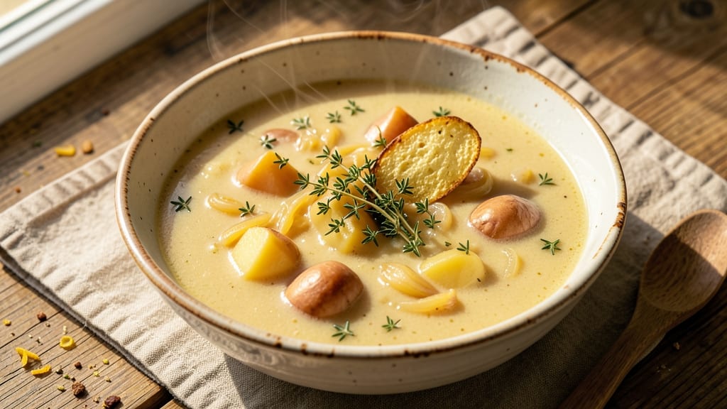 Basic Potato Soup Recipe With Chicken Broth: Velvety Creaminess Without Heavy Dairy