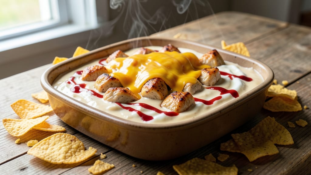 Campbell's Buffalo Chicken Dip Recipe: Celery-Crusted Heat With Creamy Vanilla Swirls