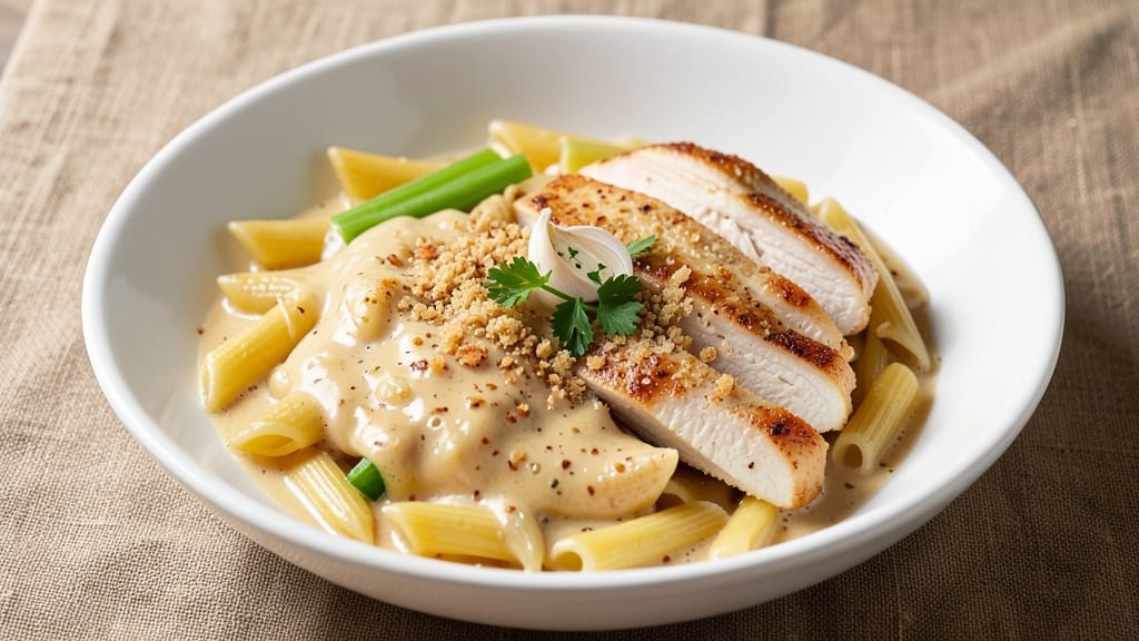 Campbell's Cream of Chicken and Pasta Recipe: One-Pot Velvety Richness With Celery Crown Crunch