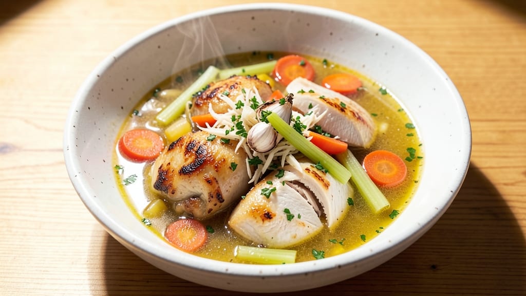 Carrabba's Sicilian Chicken Soup Copycat Recipe: Herb-Infused Broth with Pappardelle Pasta