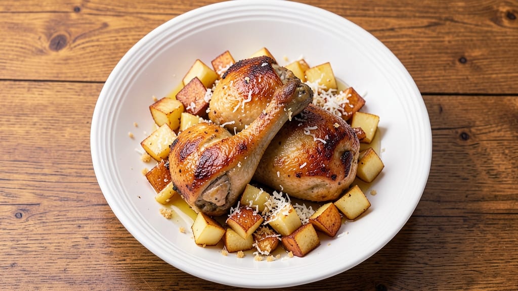 Chicken and Canned Potatoes Recipe: One-Pan Crispy-Top Comfort