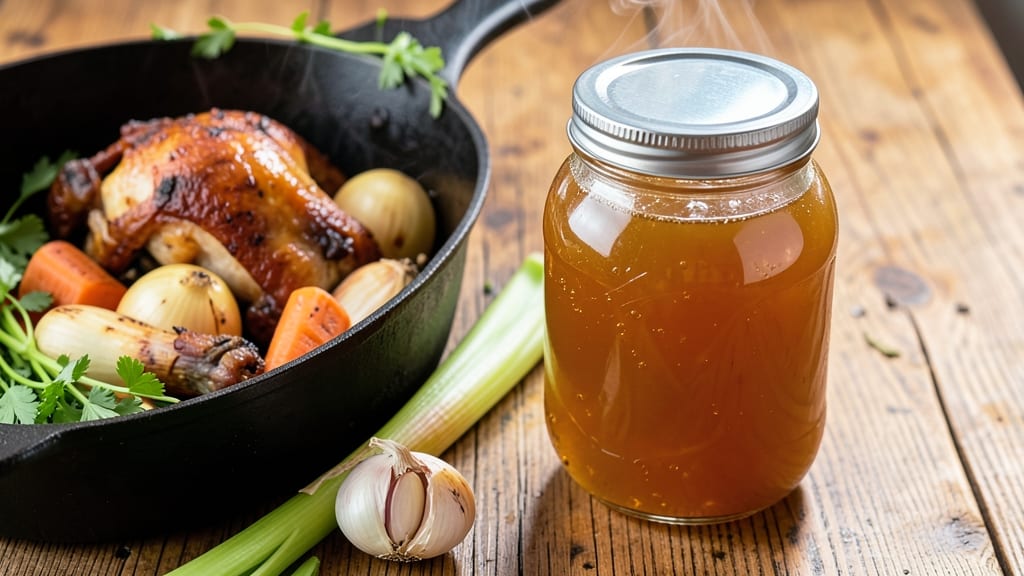 Chicken Broth Canning Recipe: Sterilized Jars for Long-Term Flavor Lock