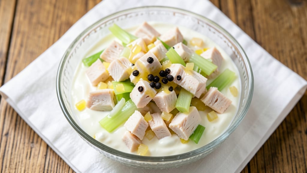 Chick Classic Carol Copycat Chicken Salad Recipe: Celery-Crusted Crunch and Creamy Vanilla Swirls