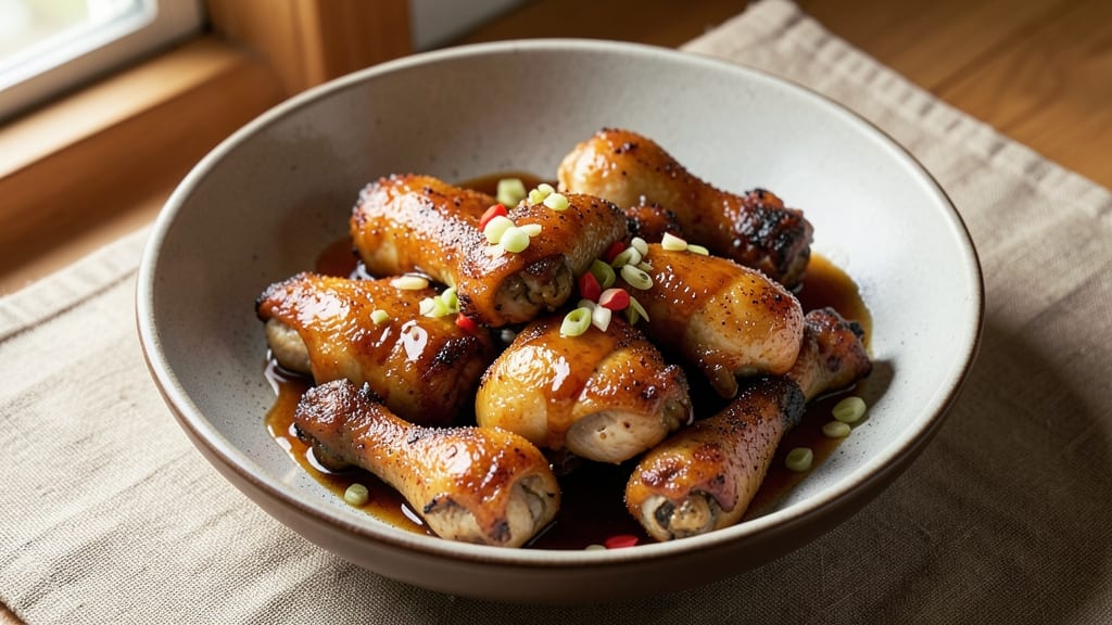 Chinese Chicken Legs Recipe: Five-Spice Glaze for Crispy-Skinned Tenderness