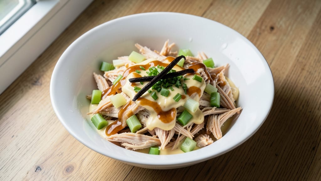 Copycat Chick-Fruity Fran Chicken Salad Recipe: Celery-Crusted Crown With Vanilla Bean Swirls