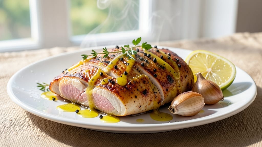 Baked Lemon Pepper Chicken Breast Recipe: Zesty Crust and Juicy Centers