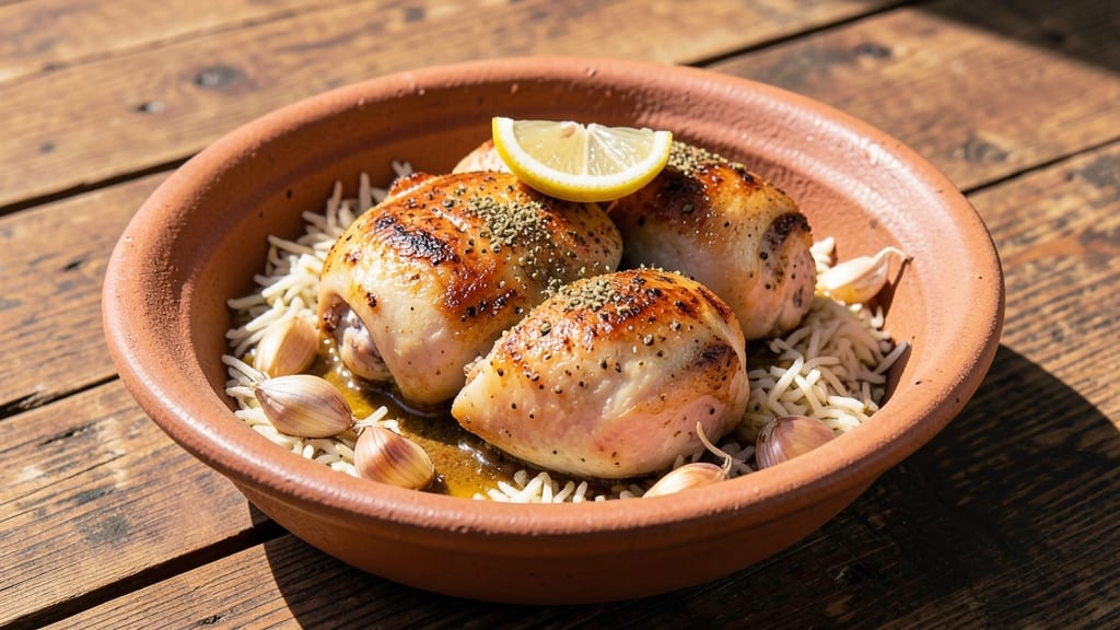 Arabic Chicken and Rice Recipe: Spiced One-Pot Harmony With Fragrant Herbs