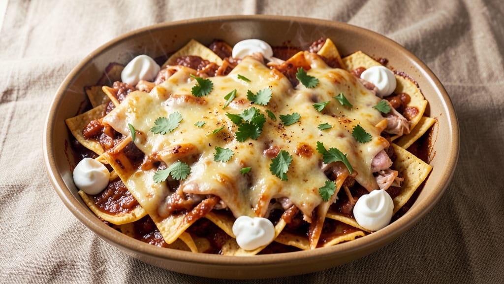 Baked Chicken Enchilada Casserole Recipe: Crispy Tortilla Top, Melty Cheese Layers