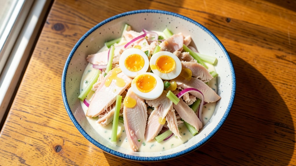 Grandma's Chicken Salad Recipe: Creamy Mayonnaise and Celery Crunch