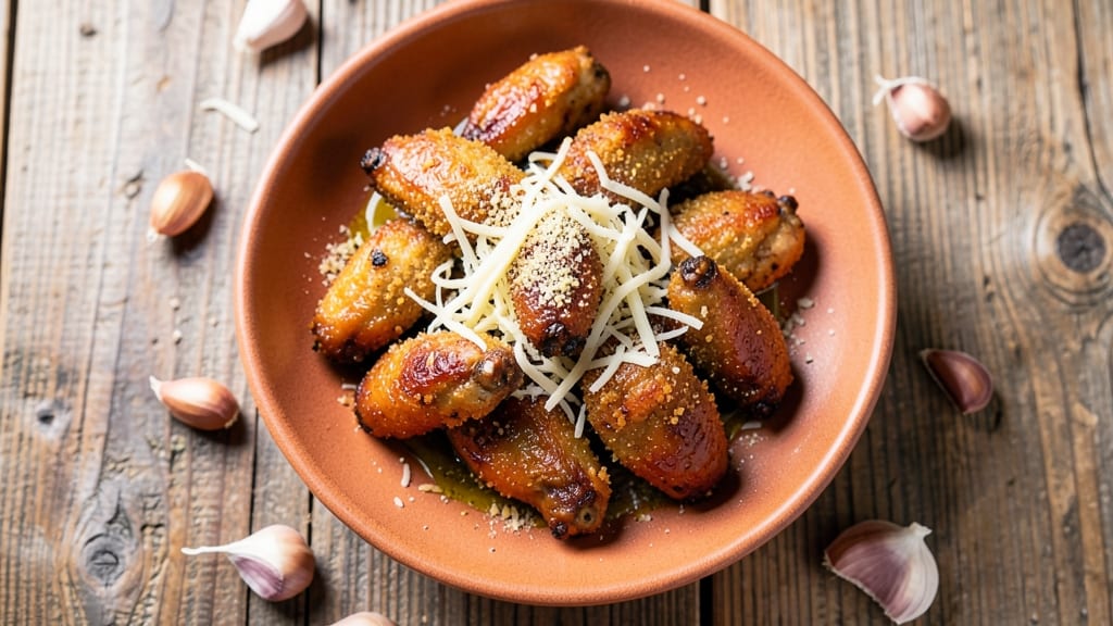 Italian Chicken Wings Recipe: Crispy Parmesan Crunch With Tangy Garlic Kiss