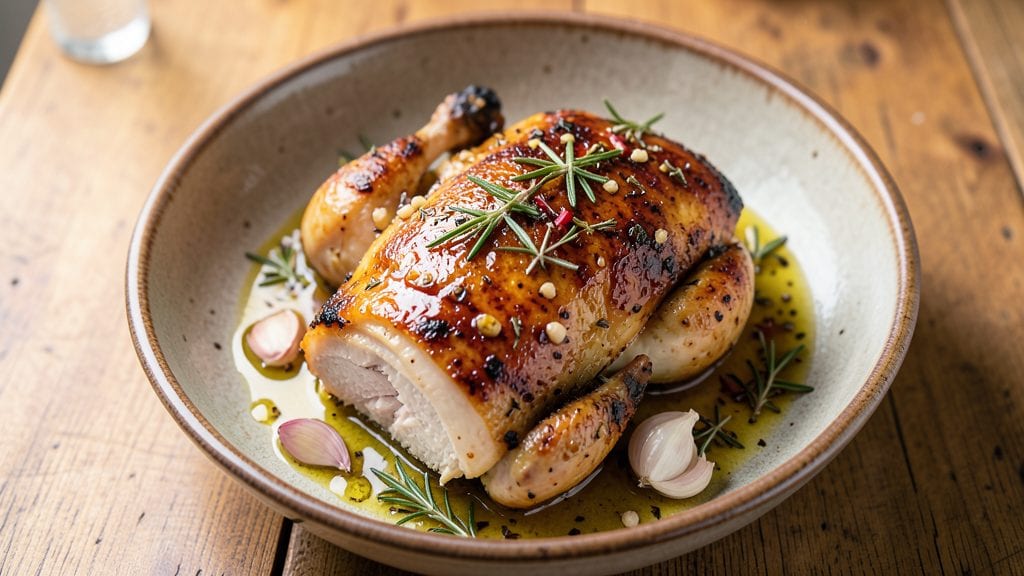 Martha Stewart's Chicken Recipe: Slow-Simmered Umami Depth With Crispy Herb Crown