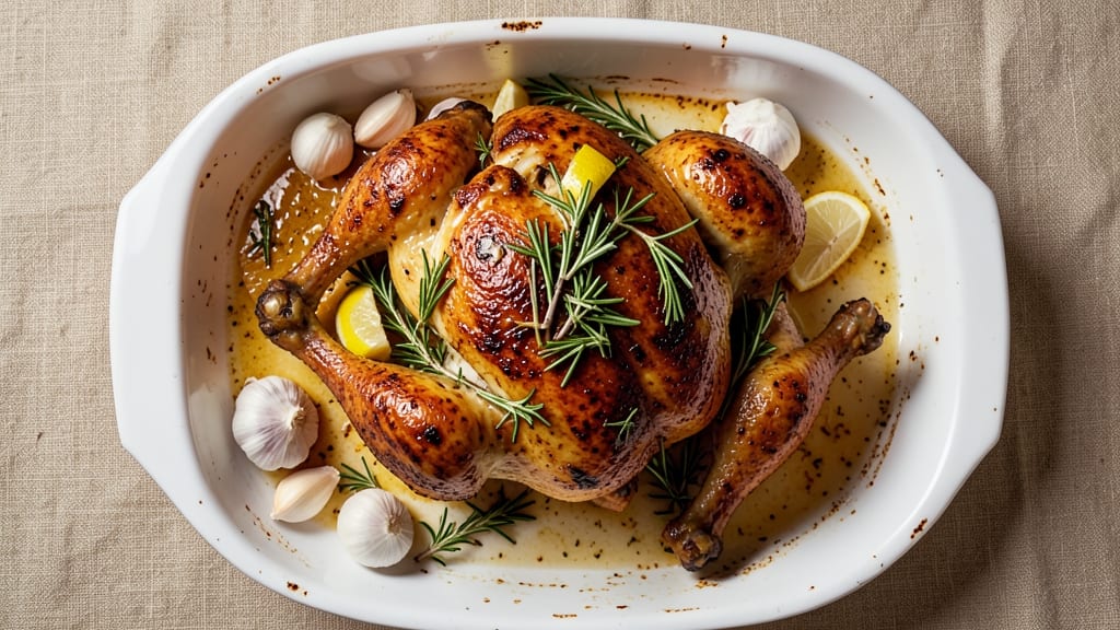 Martha Stewart Roast Chicken Recipe: Golden Crisp Skin and Juicy Center