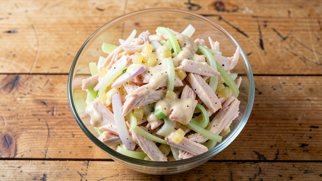 Simple Canned Chicken Salad Recipe: Crunchy Celery Crown With Creamy Vanilla Twist